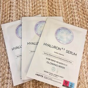 Hyaluron Serum Glowing Mask - Set of 3